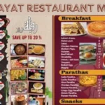 riwayat restaurant menu
