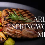 Ariala Springwood Menu