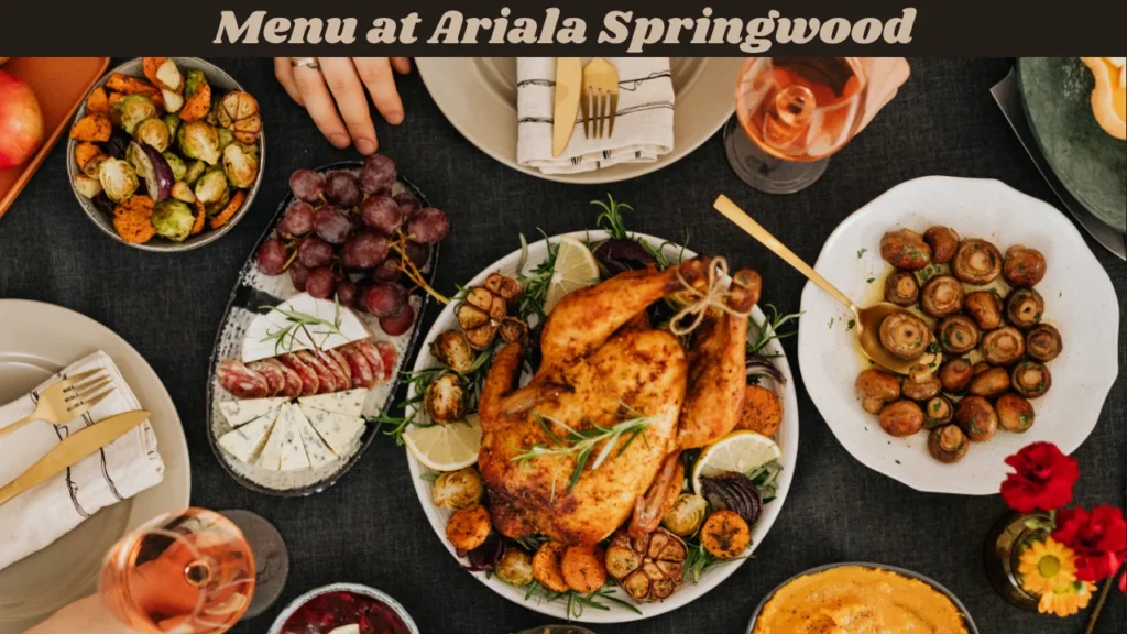 Ariala Springwood Menu and Menu at Ariala Springwood