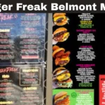 Burger Freak Belmont Menu