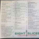 Eight Slices Italian Kitchen Menu