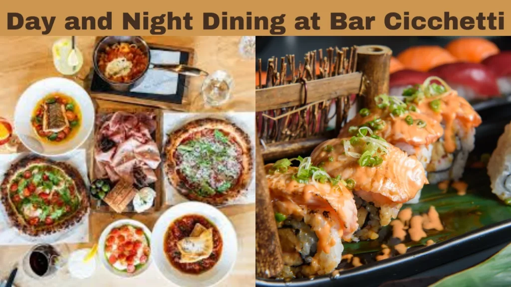 Hillarys Beach Club Menu With Day and Night Dining at Bar Cicchetti