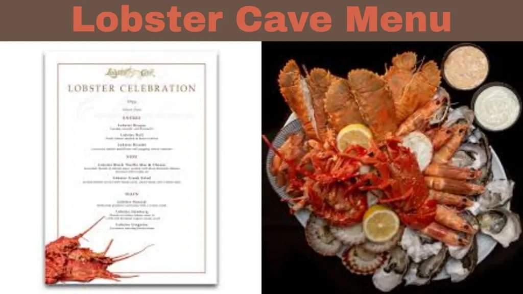 Lobster Cave Menu