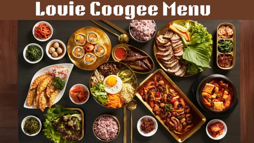 Louie Coogee Menu