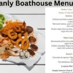 Manly Boathouse Menu