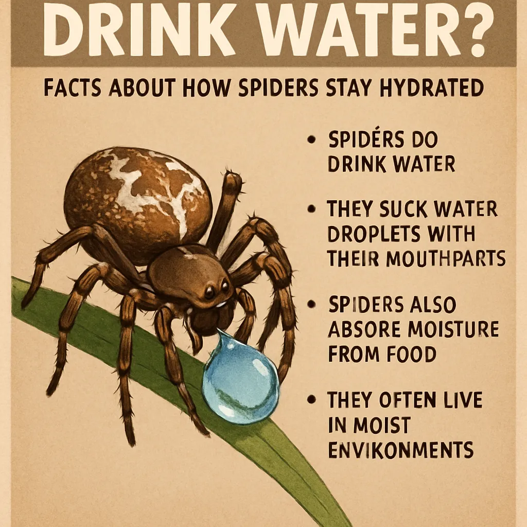 Spiders Drink Water Facts About How Spiders Stay Hydrated