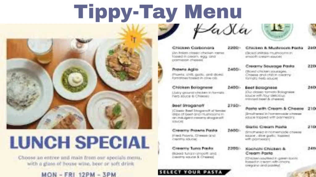 Tippy-Tay Menu