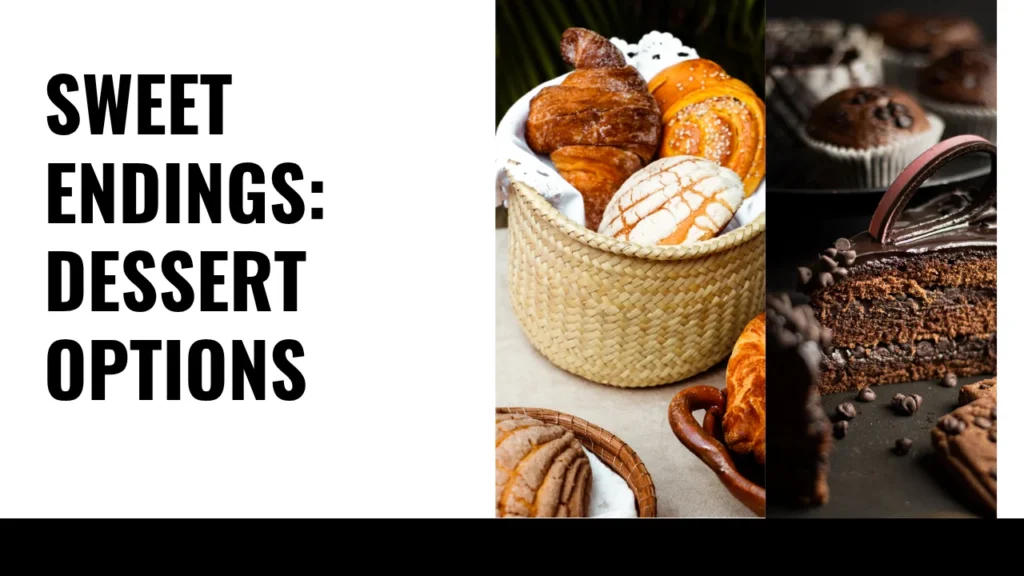 studio amaro menu and Sweet Endings: Dessert Options