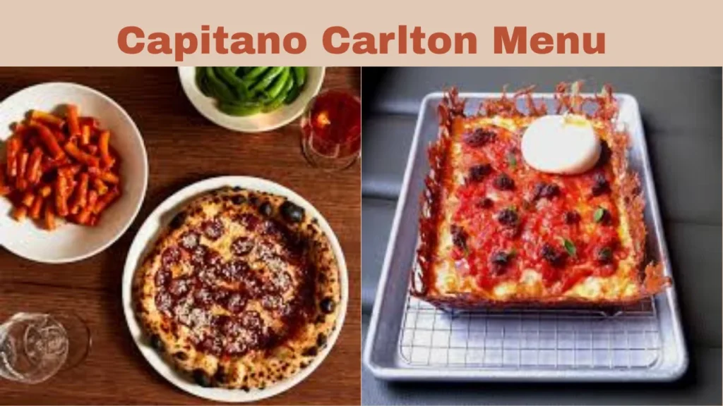 Capitano Carlton Menu