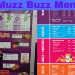Muzz Buzz Menu