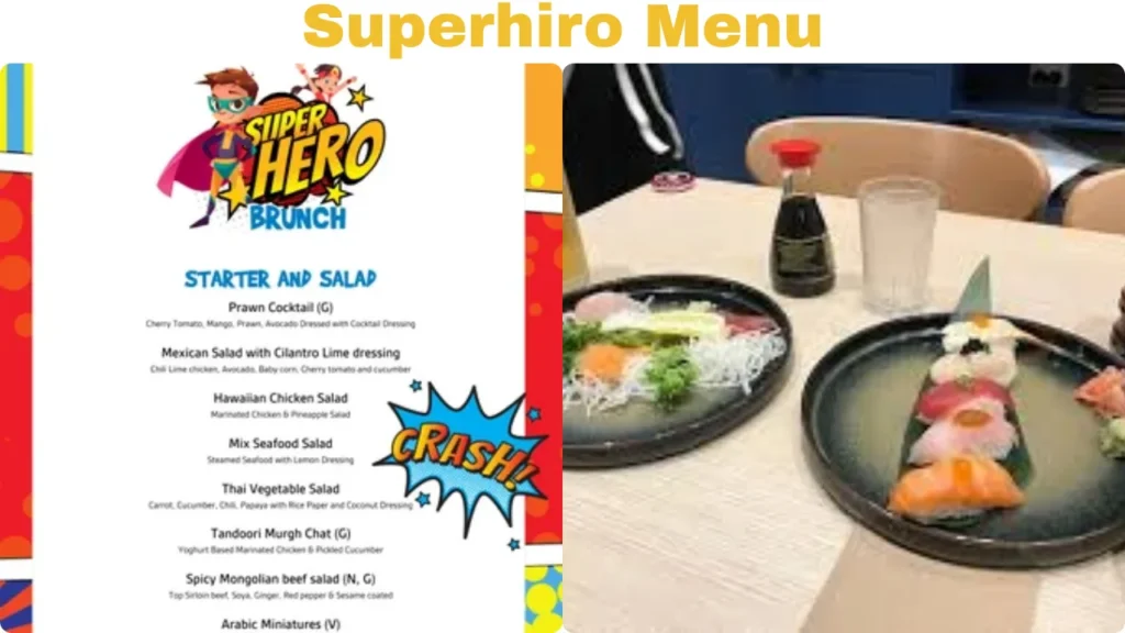 Superhiro Menu