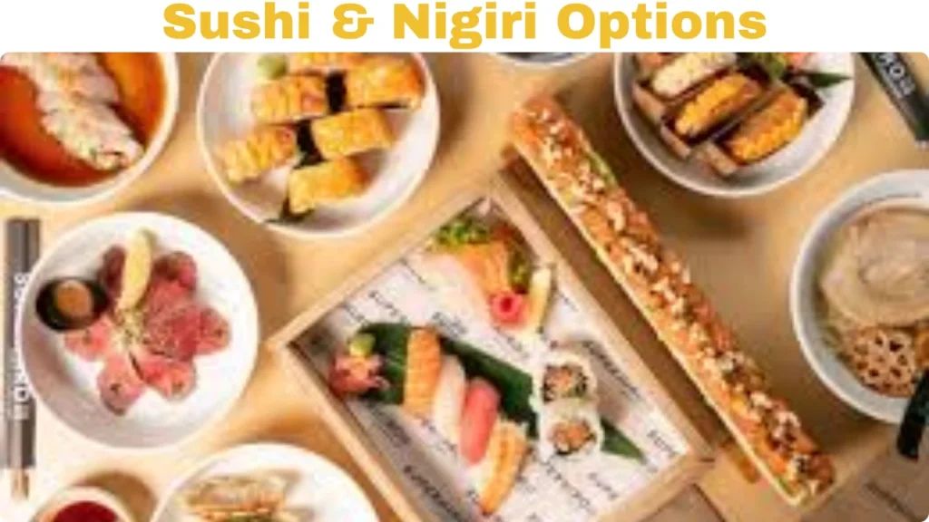 Superhiro Menu With Sushi & Nigiri Options