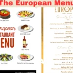 The European Menu