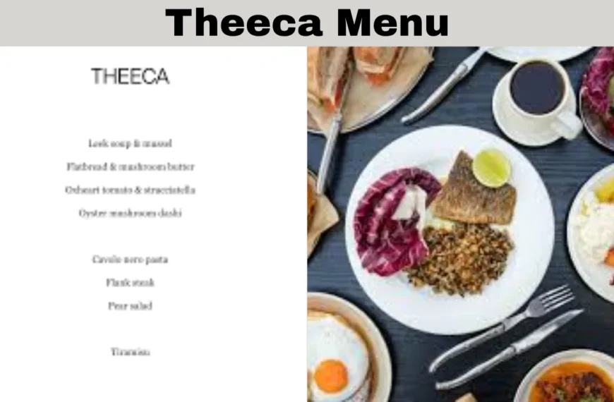 Theeca Menu