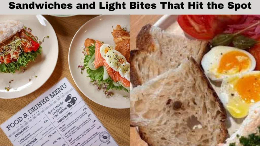 Theeca Menu With Sandwiches and Light Bites That Hit the Spot