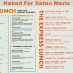 naked for satan menu