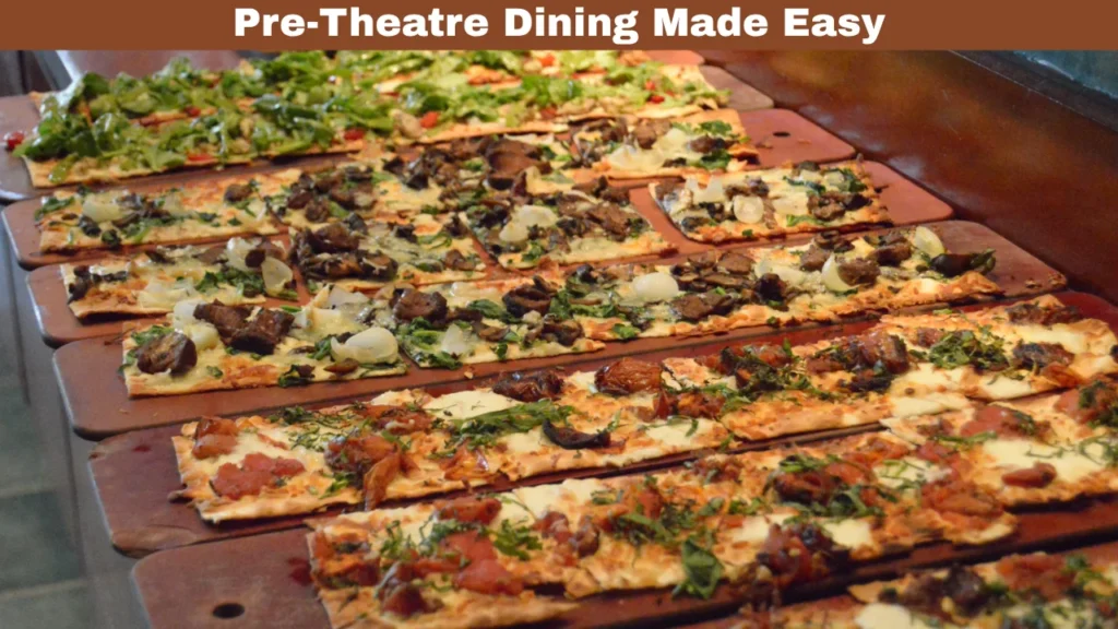 the George on Collins Menu and Pre-Theatre Dining Made Easy