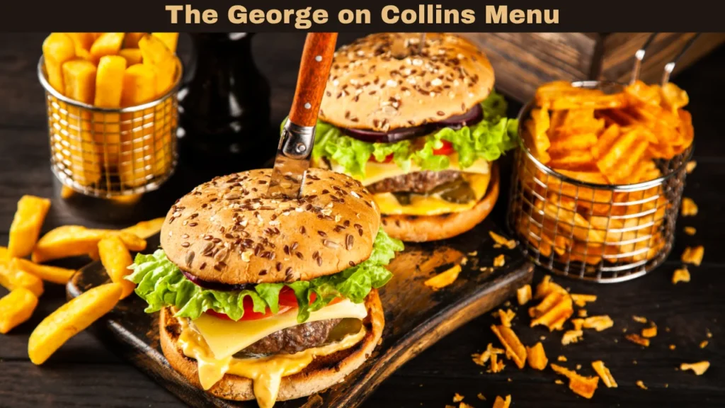 The George on Collins Menu