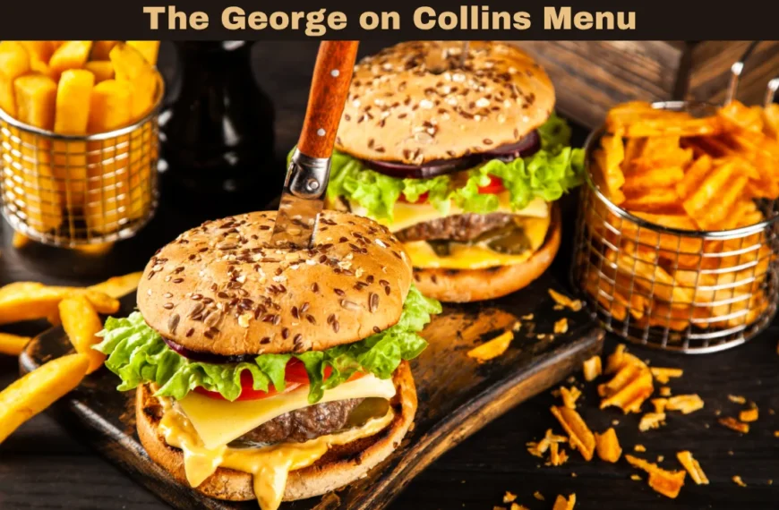 The George on Collins Menu