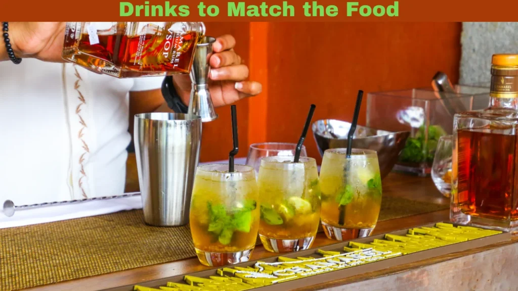 Cafe Paci Menu and Drinks to Match the Food