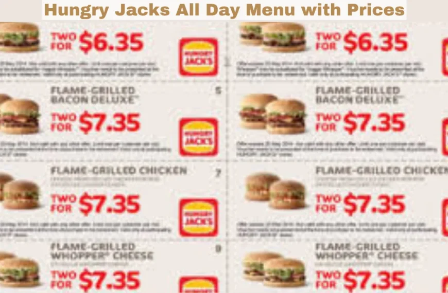 hungry jacks all day menu with prices