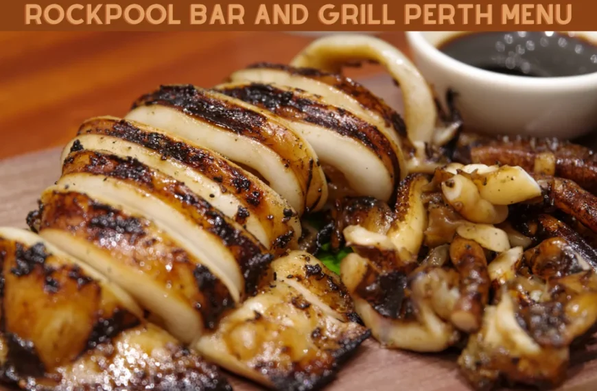 Rockpool Bar and Grill Perth Menu