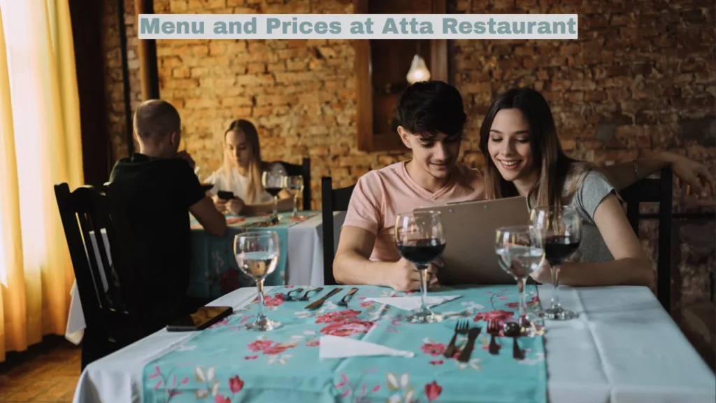 Menu and Prices at Atta Restaurant