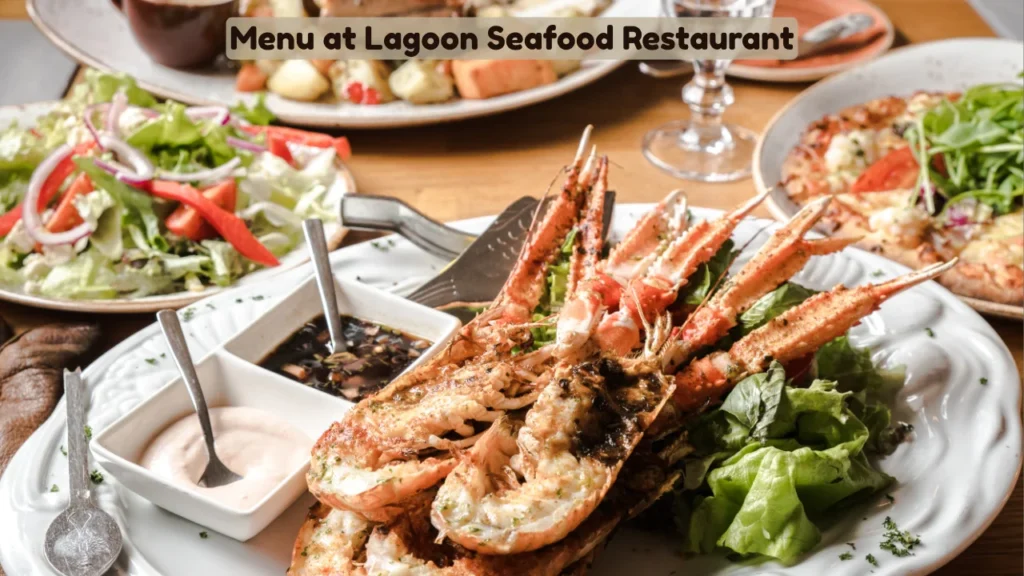 Menu at Lagoon Seafood Restaurant