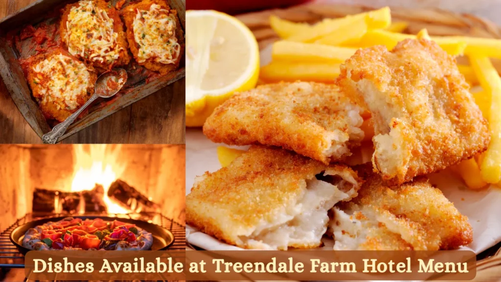 Dishes Available at Treendale Farm Hotel Menu