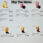 Hey Tea Menu