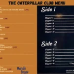 The Caterpillar Club Menu