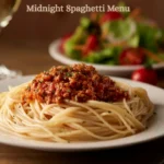 midnight spaghetti menu