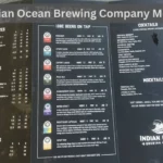 Indian Ocean Brewing Company Menu
