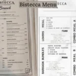 Bistecca Menu