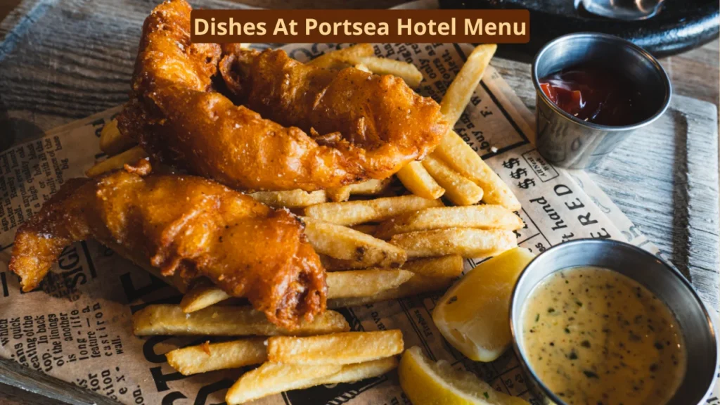 Dishes At Portsea Hotel Menu