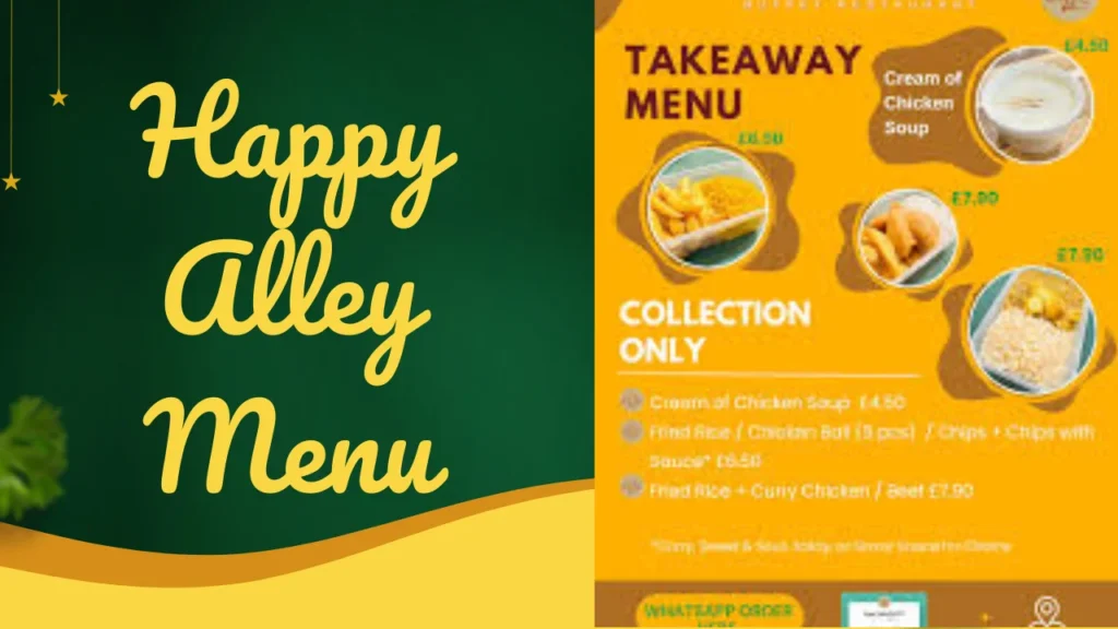 Happy Alley Menu