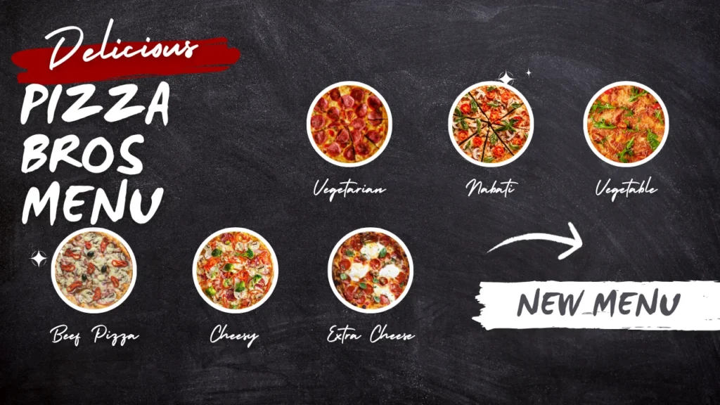 Pizza Bros Menu