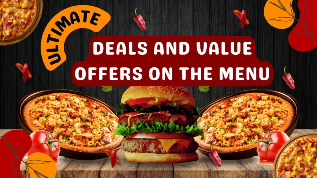 Pizza Bros Menu and Deals and Value Offers on the Menu