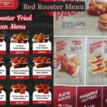 Red Rooster Menu