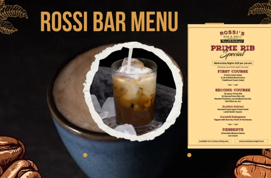 Rossi Bar Menu