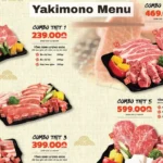 Yakimono Menu