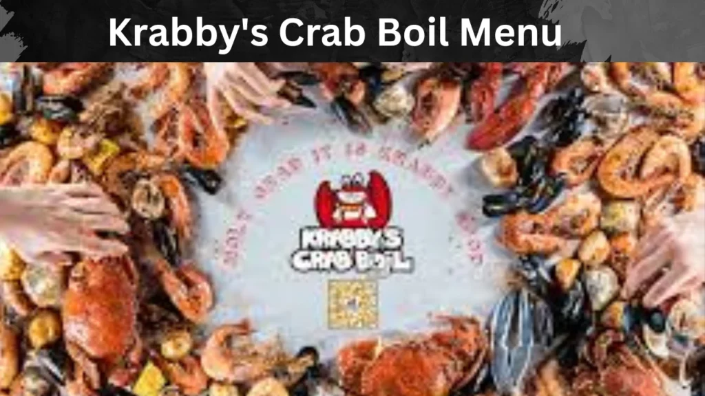 Krabby's Crab Boil Menu