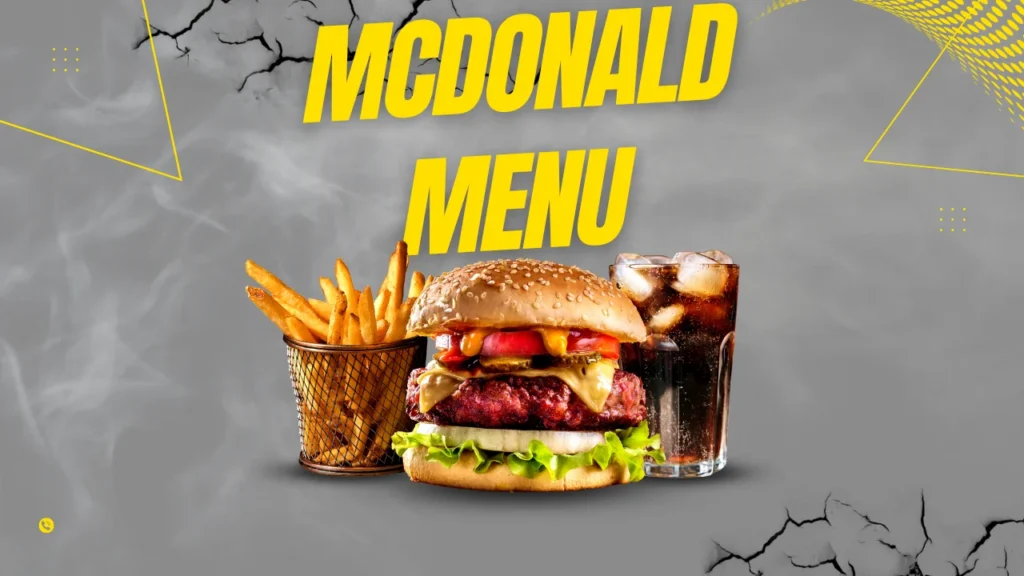 McDonald Menu