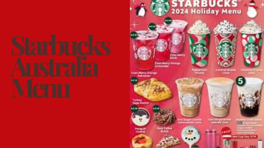 Starbucks Australia Menu