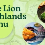 The Lion Richlands Menu