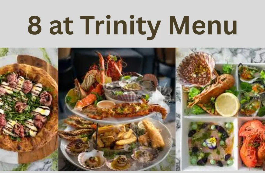 8 at Trinity Menu