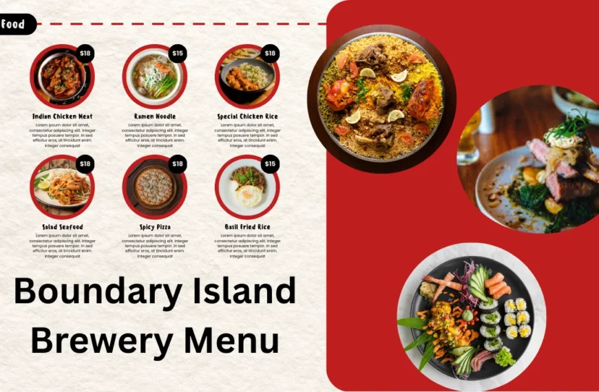 Boundary Island Brewery Menu