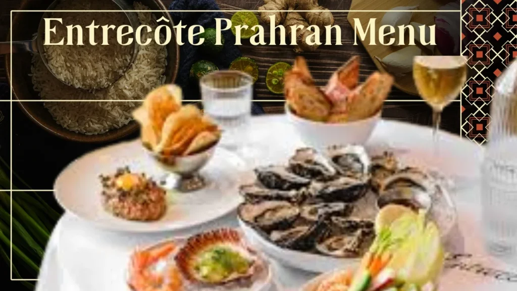 Entrecôte Prahran Menu