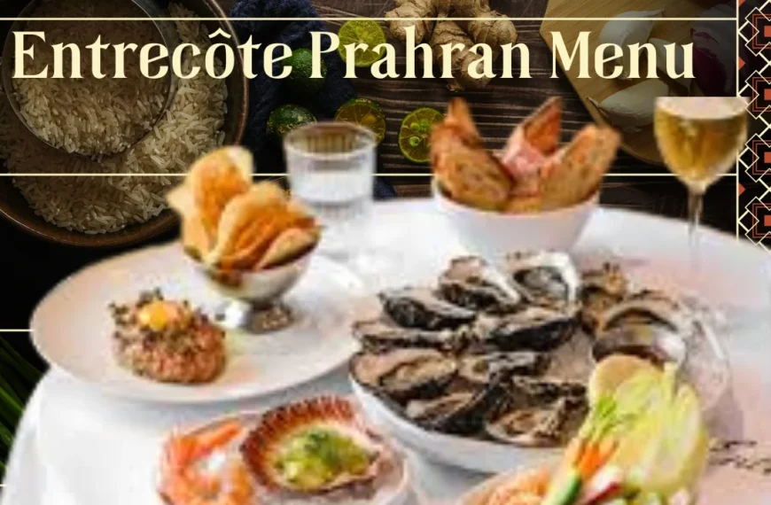 Entrecôte Prahran Menu
