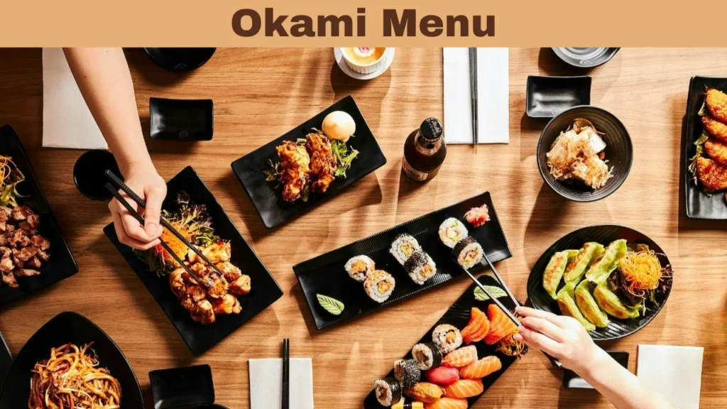 Okami Menu
